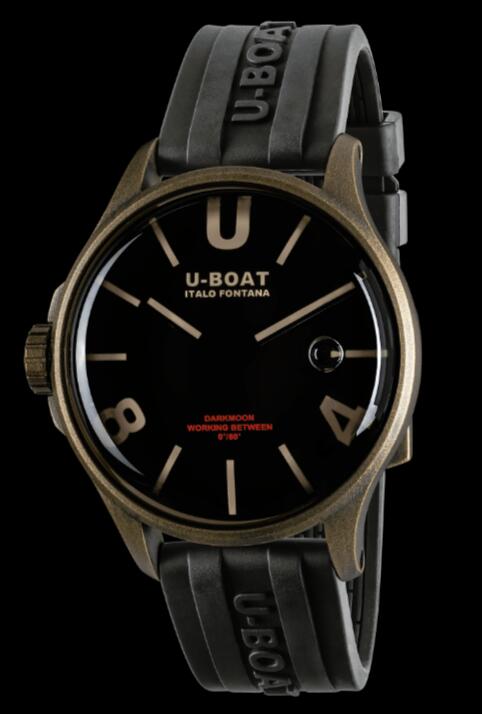 Replica U-BOAT Watch DARKMOON 44MM BK BROWN VINTAGE 9548